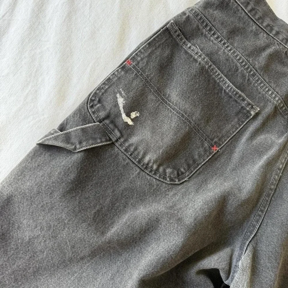 Vintage 90's Boss Design By IG Denim Shorts Y2K Jorts Men's Sz‎ 34W Faded Black
